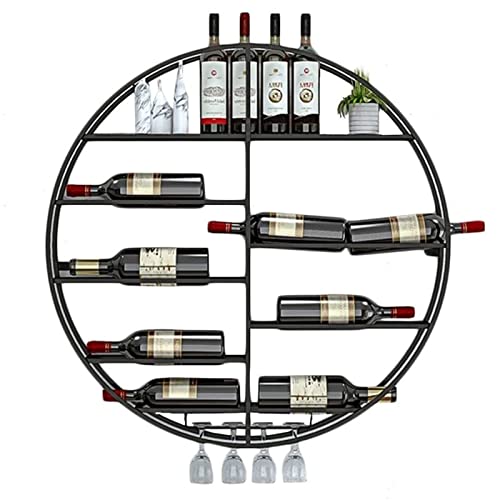 Support mural pour étagères à vin polyvalent et range verre - 4