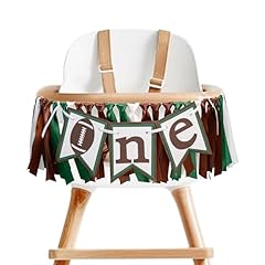 football banner brown and green