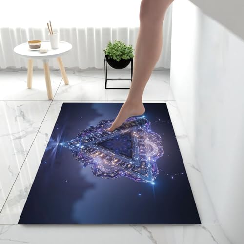 Paillasson attrape poussière 60x90 cm lavable machine