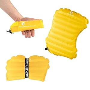 Alpin Loacker – Uni Sit Pad Pro outdoor zitkussen, opblaasbaar en geïsoleerd, 90 g, opvouwbaar thermo-zitkussen voor wandelen en kamperen