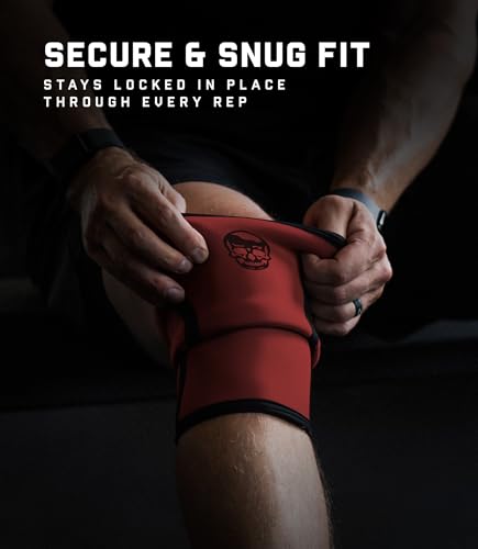 Image of Gymreapers 5MM Knee Sleeves for Weightlifting, Squats, Powerlifting, and Functional Training - Compression Knee Support for Men & Women - Joint Protection & Recovery - Pair