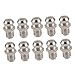 Aoaoy 10PCS Metal Replacement Grease Nipple Fitting, M6 & M8, Straight & Angled, Easy Install for Grease Lubrication, Automotive, Motorcycle, Industrial Applications (M6 straight)
