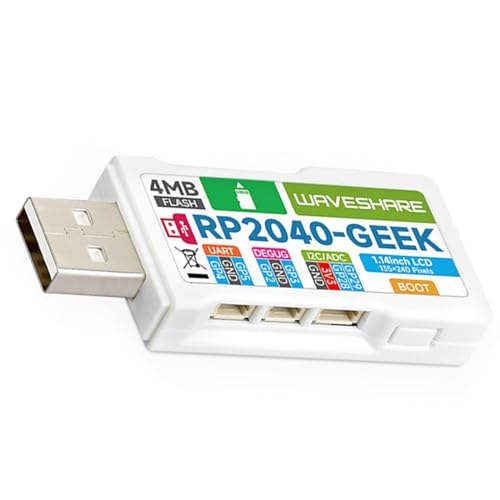 Carte RP2040 avec adaptateur LCD couleur pour programmer sans bug