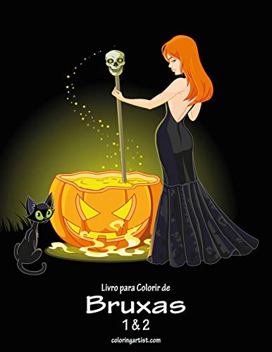 Livro para Colorir de Bruxas 1 & 2