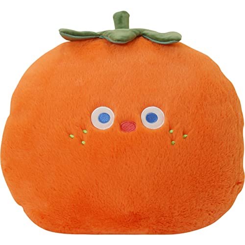 MasYosh Oreiller de Fruits en Peluche en Coton PP Doux et Mignon (Kaki)