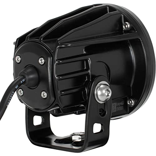 Vision X Lighting 9141343 Optimus Black Round 10W Narrow LED Light - Pair