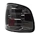 SPEC-D TUNING Smoke Lens Tail Lights Compatible with 1997-2003 Ford F-150 Flareside, 2004 Ford F-150 Heritage Flareside, Left + Right Pair Assembly