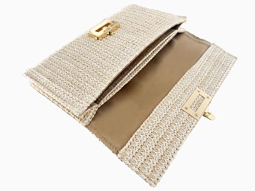 Gionforsy Women Straw Clutch Purses Summer Bags Beach Purse Bag Boho Shoulder Bag Crossbody for Vacation4