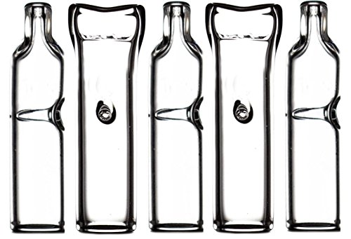 DankTips *New* 5 Ultra Premium Flat-Mouth Quartz Glass Filter Tips