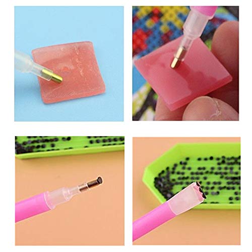Set Of 12 Diamond Painting Pen With 3 Drill Size 5D Diamond Embroidery Pen Correction Pen For Diy Diamond Rhinestone Painting #TOP5