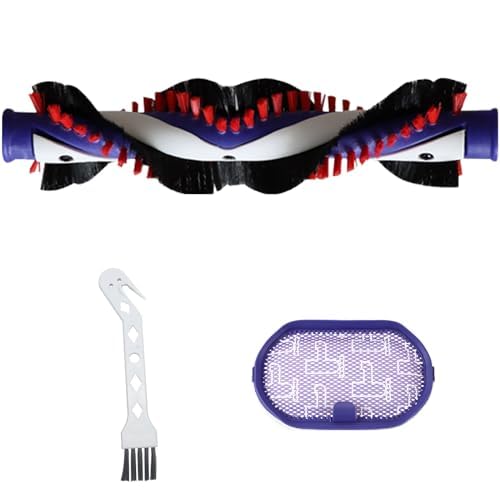 Replacement forDyson DC35 DC44 DC45 DC43 ハンドヘルド掃除機用交換用メインローラーブラシ（クリーニングブラシとフィルタースクリーン付き）、部品番号 920929-01