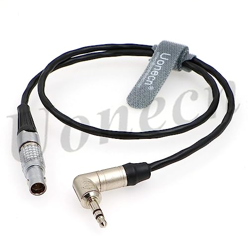 Uonecn Alexa Mini Timecode Cavo 5 Pin Maschio Lemo Ad Angolo Retto 3.5 Mm Trs Tentacle Cavo Sync Generator