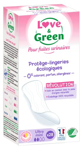 Love & Green Protège-slipsFuites urinaires/ Incontinence légèrex 28 Cover