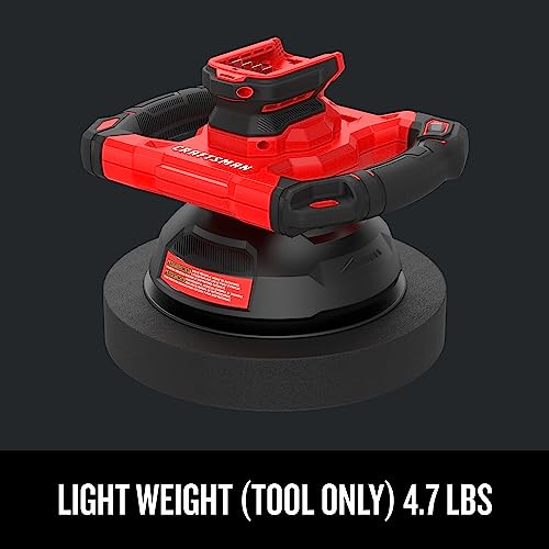 image for CRAFTSMAN V20 Cordless Buffer Polisher, Orbital Polisher for Car Detai