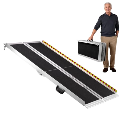Rampe en aluminium portable antidérapante haute résistance 300 kg