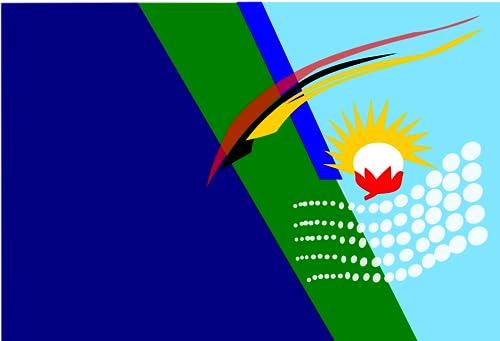 Drapeau Large Chaco Provincia de Argentina aux finitions haut de gamme