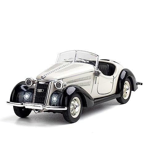 Image of DEOXY 1:32 Scale Die-Cast Audi Vintage Car Metal Pullback Car Toy with Friction Powered, Lights, and Sounds for Boys Gift