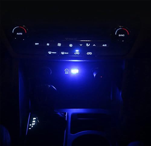 Miniatura 7 de Ajxn Paquete de 7 lámparas LED USB para interiores de automóvil mini luz LED USB kit de iluminación ambiental para automóvil mini luces LED