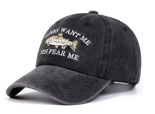 Casquette de pêche femme vintage gris foncé pour se protéger du soleil