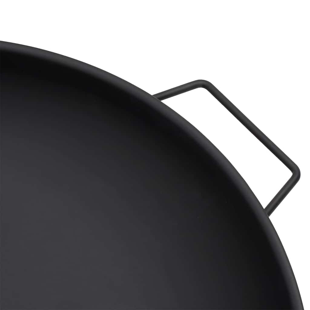 Braciere in Acciaio 67,5x58x22,5 cm Nero