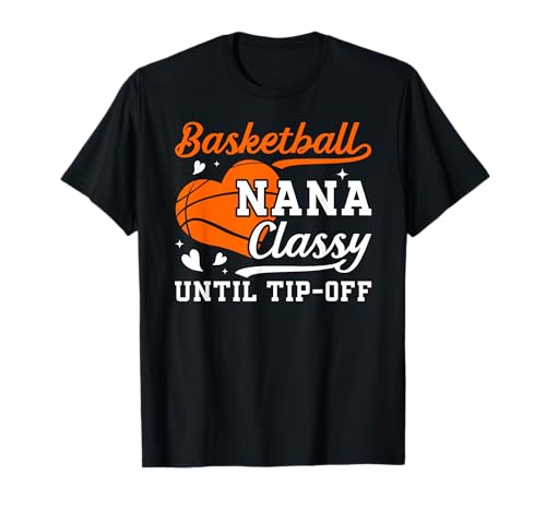 Basketball Nana Funny Nana Of A Basketball Player T-Shirt