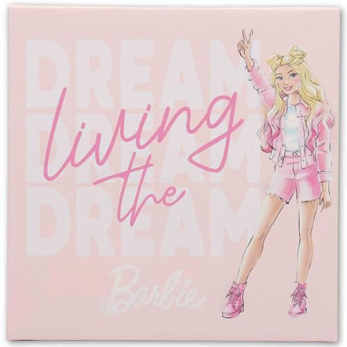 Toile Barbie Living the Dream pour remplacer les posters déchirés de la chambre d'enfant