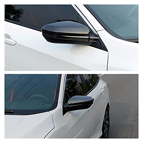 Couvre miroir porte carbone garniture rétroviseur extérieur Civic 2016 2017
