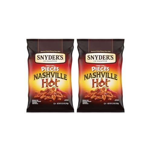 Image of Snyder's of Hanover Pretzel Pieces, Nashville Hot, 11.25 Oz (Pack of 2)