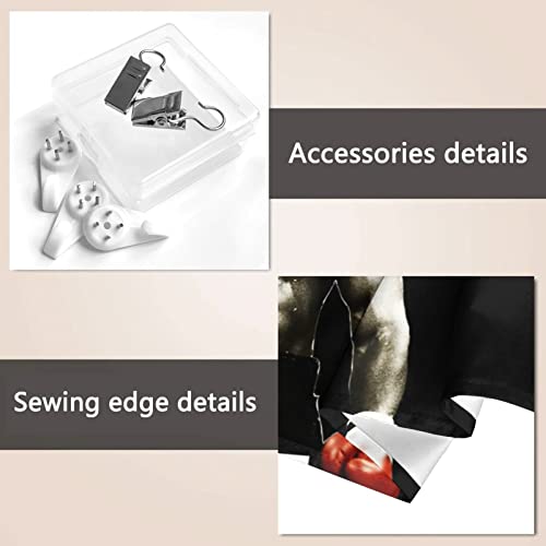 Bkpyfgey Tapestry Wall Hanging Art For Living Room/Bedroom/Dorm Decorations Wall Art Porch Hangings Poster Banners Dorm Decoration Beach Mat 60X51(Inch), Black #TOP6