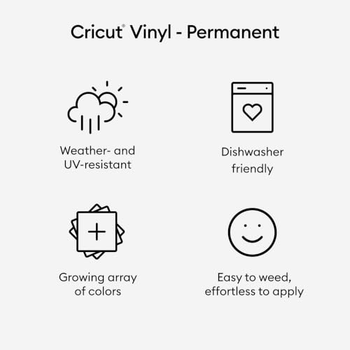 Image of Cricut Premium Vinyl - Permanent, 12aa‚¬A x 48aa‚¬A Adhesive Decal Roll - Dark Red