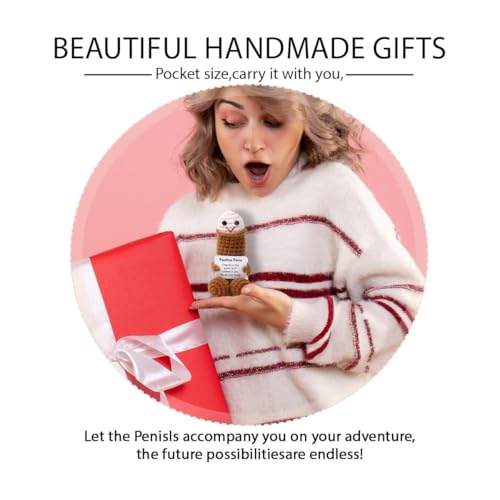 yivom Plüsch-Penis mit Positive Geschenke, Positive Kartoffel Penis Geschenke Spaßartikel Lustige Geschenke für Männer Als Scherzartikel