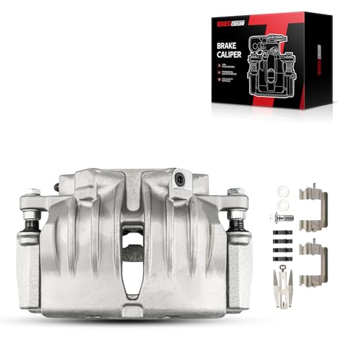 Image of Torchbeam Front Brake Caliper Right for Chevrolet Trailblazer 2002-2005, GMC Envoy 2002-2005, Buick Rainier 2004-2005, Oldsmobile Bravada 2002-2004, Front Right Caliper with Bracket Replace # 18B4799A