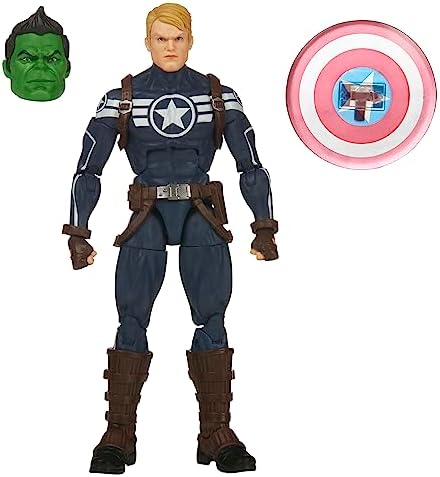 Marvel Legends Series Marvel Comics Commander Rogers 6-Inch Collectible Action Figures, Toys for Ages 4 and Up