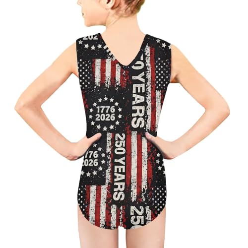 Image of Mumeson Girls One Piece Swimsuits Lightweight V-Neck Swimwear Bathing Suits for Little Girls 3-14 Years