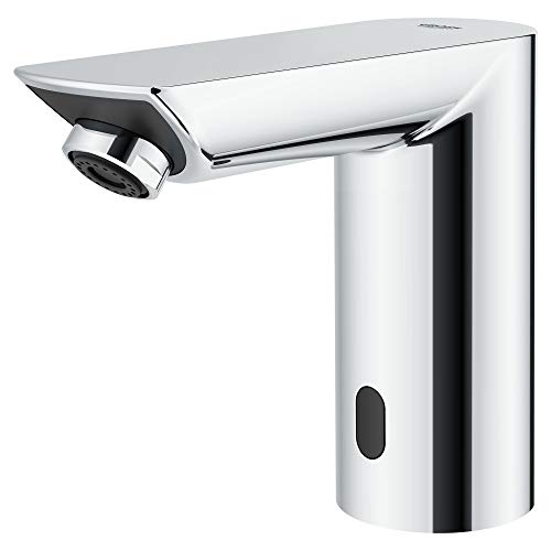GROHE 36468000 Bau Cosmopolitan E Touchless Electronic Faucet Less Mixing, Battery-Powered, DC, Starlight Chrome thumbnail 7