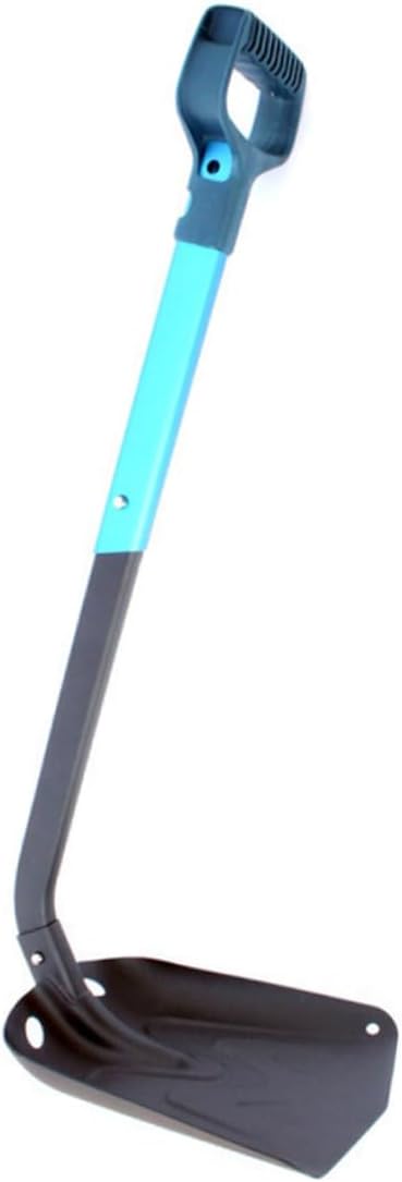 Yardwe Multi-Functional Aluminum Ice Scraper with Long Handle Foldable Snow Shovel for Removal from Cars Trucks and Suvs Ergonomic Design for and Clearing
