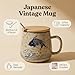 Imagen de HLZK Taza de café de cerámica retro japonesa