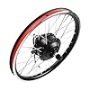 Zoobotanica Kit de conversion pour vélo électrique 20", 36 V 250 W, pour moteur de moyeu Brushless, kit de conversion de vélo électrique avec écran LED, contrôleur intégré (roue avant 36 V 250 W) #4