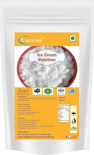 Neotea NEO_ICECRMSTB500 Ice Cream Stabilizer Improves Texture And Prevents Crystals 500 Gm  cover