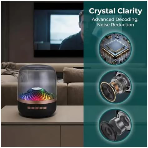 JETVBMGQRWND Transparent Wireless Bluetooth Speaker - 3
