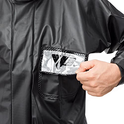 Conjunto Impermeáel PVC Premium, Pantaneiro, Tamanho G, Preto