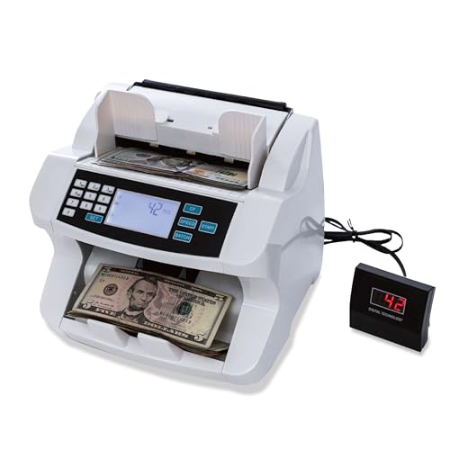 Compteur de billets haute vitesse 1500 pièces min écran LCD H-8300