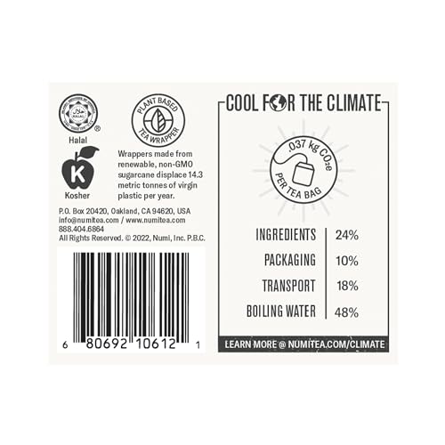 Numi Organic Tea Sweet Slumber, Valerian Root, Chamomile & Lavender Sleep Tea thumb #5