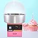 VEVOR Electric Cotton Candy Machine with Cover, 1000W Commercial Floss Maker w/Stainless Steel Bowl, Sugar Scoop and Drawer, Perfect for Home, Carnival, Kids Birthday, Family Party, Pink