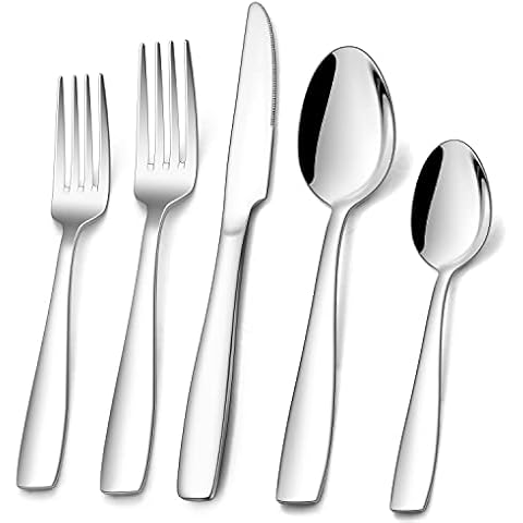 Besteck Set, Herogo 60-teilig Besteckset Cover