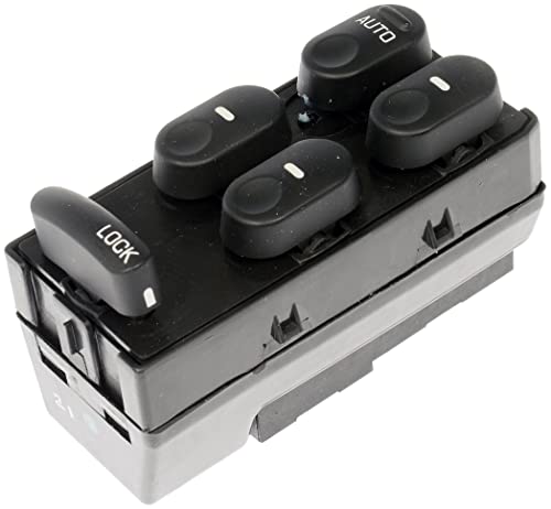Dorman 901-002 Front Driver Side Power Window Switch 5 Button Compatible with Select Buick Models