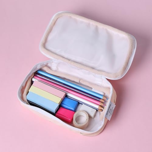 Image of Abracadabra Multi-Utility Pouch for Girls & Boys - Pen & Pencil Case, School Accessories Organizer, Large Stationary Storage Box for Students - Bunny