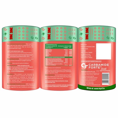 Carbamide Forte Biotin Hair Gummies for Hair Growth, 60 Gummies — Biotin Supplements - image 10