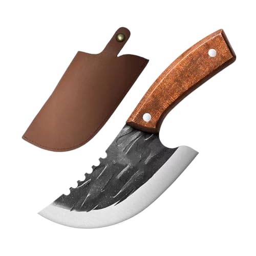 Generic Professional Seafood Fish Knives Fish killing knife with Sheath/Sharp Slaughter Fish Special Knife/Kitchen Knife Full Steel Meat Cleaver, One Sze, White