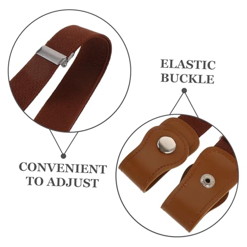 BESTYASH 3pcs Stretchy Waist Belts for Boys Elastic Pant Belts Light for Dresses Jeans Comfortable Lightweight4